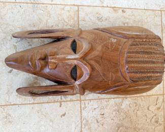 Wooden tribal mask