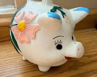 Mexican folk art piggy bank