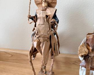 Mexican folk art paper mache sculpture