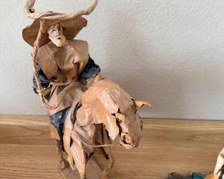 Mexican folk art paper mache sculpture