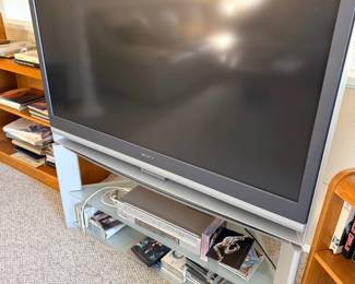 Television and VCR/DVD player