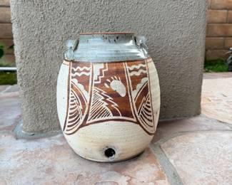 vintage mexican clay pottery