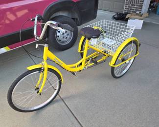  04 Ridgeyard Adult Tricycle  Yellow