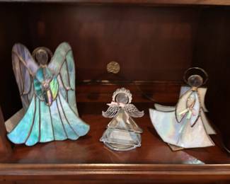 Stained glass angels