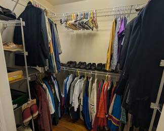 FULL MEN'S WALK IN CLOSET