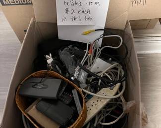 cords, power strips, miscellaneous adapters 