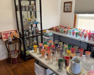 main floor bedroom. straight down hallway