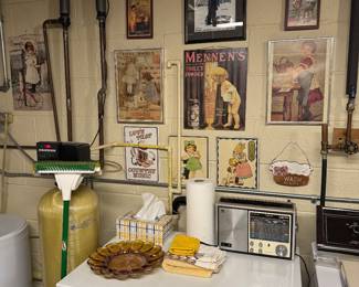 laundry room in basement