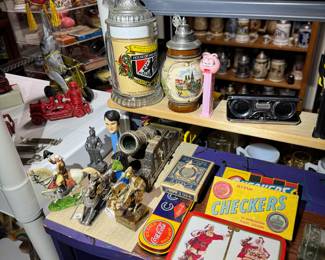 Basement room down the stairs to the left