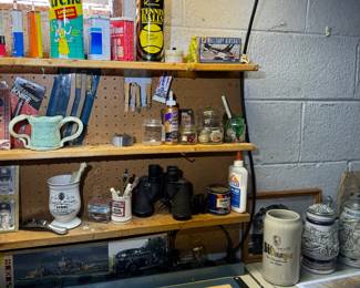 basement tool/workshop room
