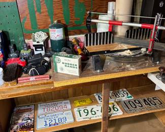 basement tool/workshop room