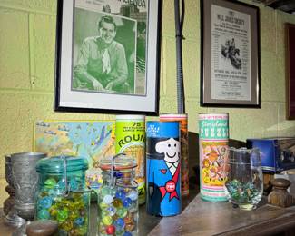 Basement room down the stairs to the left