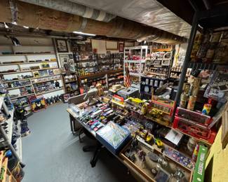 Basement room down the stairs to the left