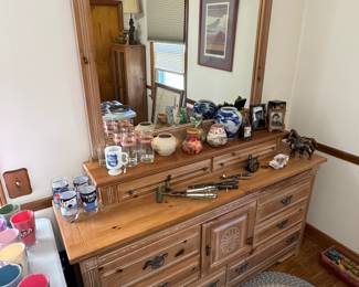 main floor bedroom. straight down hallway