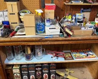 basement tool/workshop room