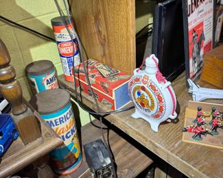 Basement room down the stairs to the left