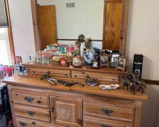 main floor bedroom. straight down hallway