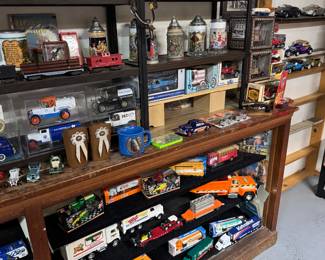 Basement room down the stairs to the left