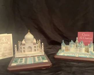 The Taj Mahal And Chateau De Chambord By Lenox