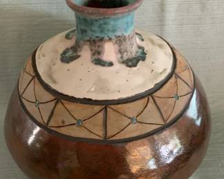  In the Spirit of the Cahuilla , Ceramic Pottery Vase