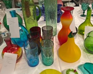 Blenko glass collection