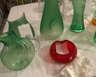Blenko glass collection