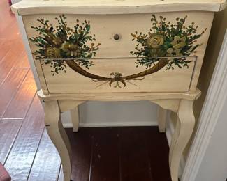 painted side table