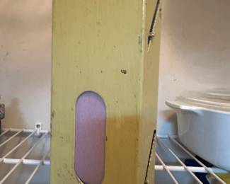 Vintage matchbox holder