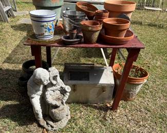 Pots, garden items
