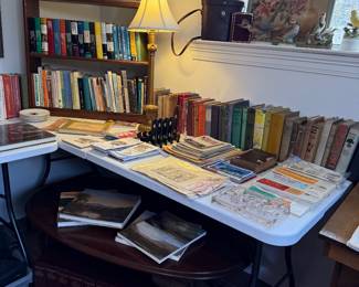 Vintage and antique books, bird books, art books