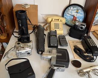 Vintage electronics, cameras