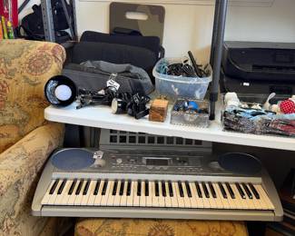 Keyboard, support pillows/massager