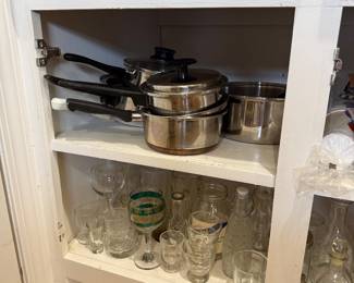 Pots/pans, glassware