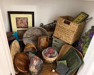 Baskets and trays
