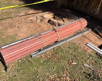 9 foot wide roll up garage door $150.