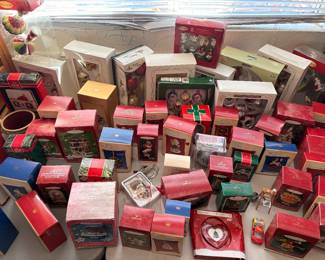 Hallmark and similar ornaments $4 each or 3 for $10.