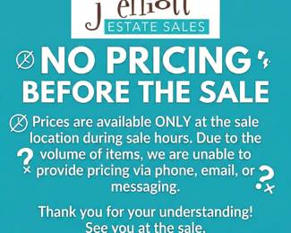 No pricing given outside sale graphic
