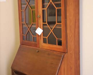 Mahogany secretary c. 1940, entrance