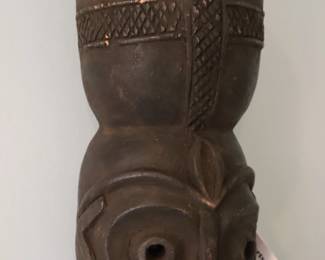 Old African mask, back bedroom, main floor