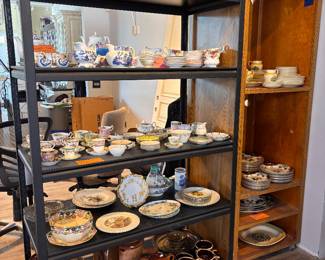 Antique and Vtg Tea cups, crocks, and china