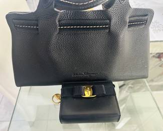 Ferragamo handbag and wallet