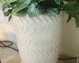 vase and artificial plant