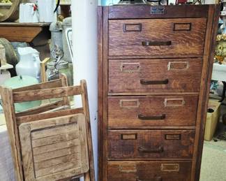 Save The Date and plan on attending our next Pen and Pencil Large 2 Day Estate Sale. Antique Globe Wernicke 8 drawer oak index file cabinet 