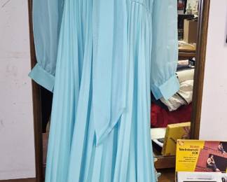 Vintage woman's and men's clothing items.