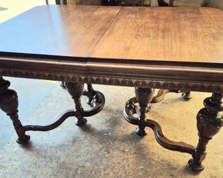 Vintage, antique and modern tables