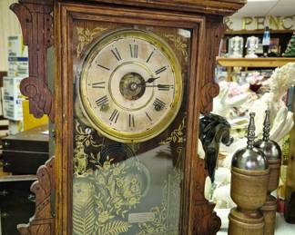 Clocks. Antique Seth Thomas kitchen clock