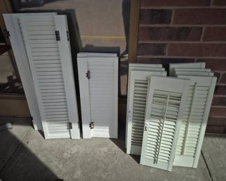 White shutters 