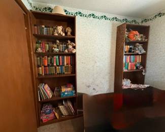 Bookshelves - sold separately - Books galore!
