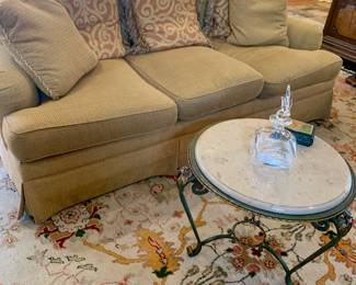 Hickory and White three seat sofa