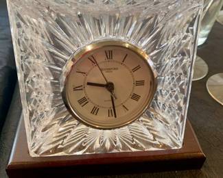 Waterford crystal clock